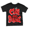 Jordan 1 Retro High OG "Satin Bred" DopeSkill Toddler Kids T-shirt Cute and Boujee Graphic Streetwear - Black