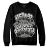 Jordan 3 “Off Noir” DopeSkill Sweatshirt Never Forget Loyalty Graphic Streetwear - Black