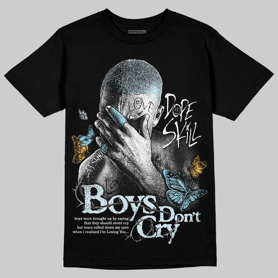 Vans Knu Stack Vintage Satin Dream Blue DopeSkill T-Shirt Boys Don't Cry Graphic Streetwear - Black