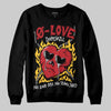 Jordan 14 Retro Ferrari (2025) DopeSkill Sweatshirt Crying Heart Graphic Streetwear - Black