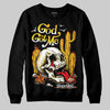 Yellow Sneakers DopeSkill Sweatshirt God Got Me Graphic Streetwear - Black