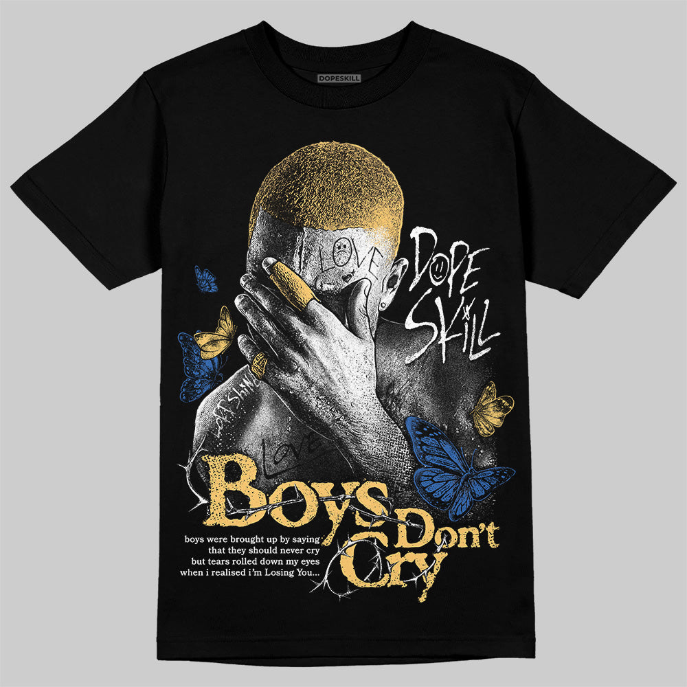 Travis Scott x Air Jordan 1 Low OG “Canary” DopeSkill T-Shirt Boys Don't Cry Graphic Streetwear - Black