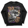 Jordan 6 WMNS Gore-Tex Brown Kelp DopeSkill Long Sleeve T-Shirt Don't Quit Graphic Streetwear - Black