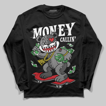 Jordan 10 Retro Shadow (2025) DopeSkill Long Sleeve T-Shirt Money Callin' Graphic Streetwear - Black