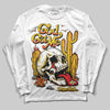 Yellow Sneakers DopeSkill Long Sleeve T-Shirt God Got Me Graphic Streetwear - White