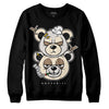 Jordan 5 SE “Sail” DopeSkill Sweatshirt New Double Bear Graphic Streetwear - Black