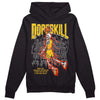 Jordan 4 Retro “Vivid Sulfur” DopeSkill Hoodie Sweatshirt Thunder Dunk Graphic Streetwear - Black 