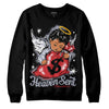 Jordan 4 “Bred Reimagined” DopeSkill Sweatshirt Heaven Sent Graphic Streetwear - Black