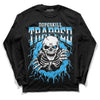 Jordan 1 High Retro OG “University Blue” DopeSkill Long Sleeve T-Shirt Trapped Halloween Graphic Streetwear - Black