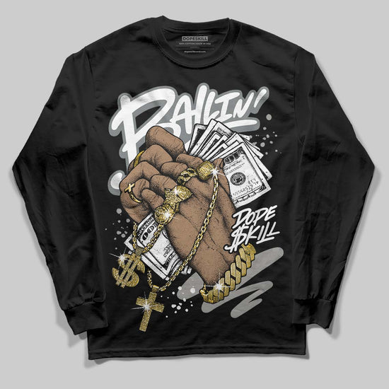 Jordan 9 Cool Grey DopeSkill Long Sleeve T-Shirt Always Ballin' Graphic Streetwear - Black