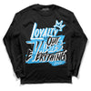 Jordan 1 High Retro OG “University Blue” DopeSkill Long Sleeve T-Shirt LOVE Graphic Streetwear - Black