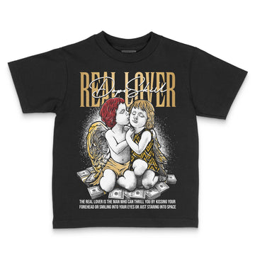 Jordan 12 Retro 'Taxi' 2025 DopeSkill Toddler Kids T-shirt Real Lover Graphic Streetwear - Black