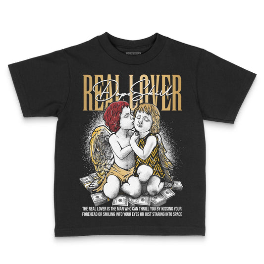 Jordan 12 Retro 'Taxi' 2025 DopeSkill Toddler Kids T-shirt Real Lover Graphic Streetwear - Black