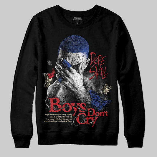 Jordan 4 “Rare Air” DopeSkill Sweatshirt Boys Don't Cry Graphic Streetwear - Black