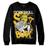 Jordan 4 Retro “Vivid Sulfur” DopeSkill Sweatshirt Stay It Busy Graphic Streetwear - Black 