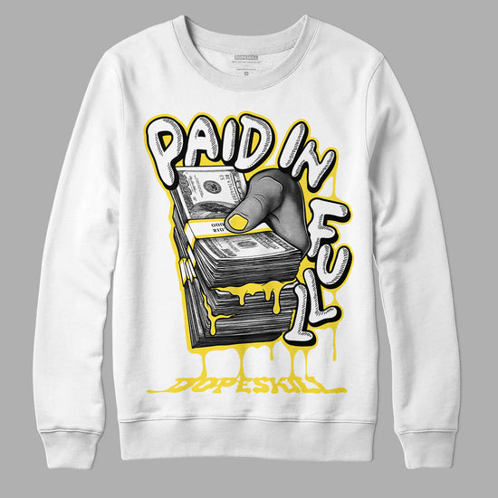 Jordan 11 Low 'Yellow Snakeskin' DopeSkill Sweatshirt Paid In Full Graphic Streetwear  - Black 