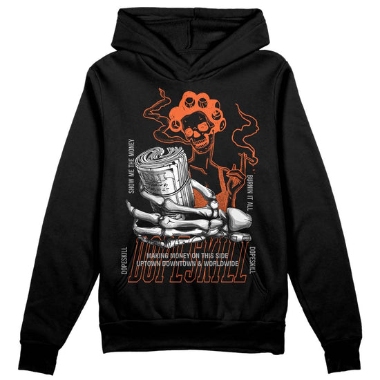 Jordan 3 Georgia Peach DopeSkill Hoodie Sweatshirt Show Me The Money Graphic Streetwear - Black