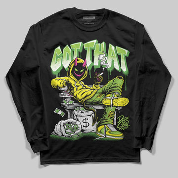 Neon Green Sneakers DopeSkill Long Sleeve T-Shirt Got That Graphic Streetwear - Black