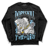 Jordan 7 Retro Chambray DopeSkill Long Sleeve T-Shirt Sorry I've Been Trappin Graphic Streetwear - black