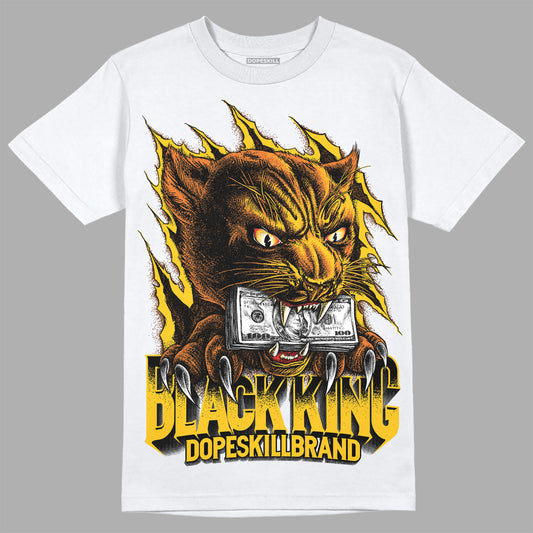Yellow Sneakers DopeSkill T-Shirt Black King Graphic Streetwear - WHite 