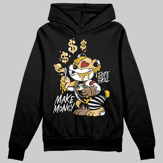 Jordan 12 Retro 'Taxi' 2025 DopeSkill Hoodie Sweatshirt Make Money Graphic Streetwear - Black