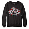 Jordan 2 Retro "Black Cement" DopeSkill Sweatshirt Rare Breed Type Graphic Streetwear - Black