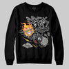 Jordan 3 Retro Black Cat DopeSkill Sweatshirt Break Through Graphic Streetwear - Black