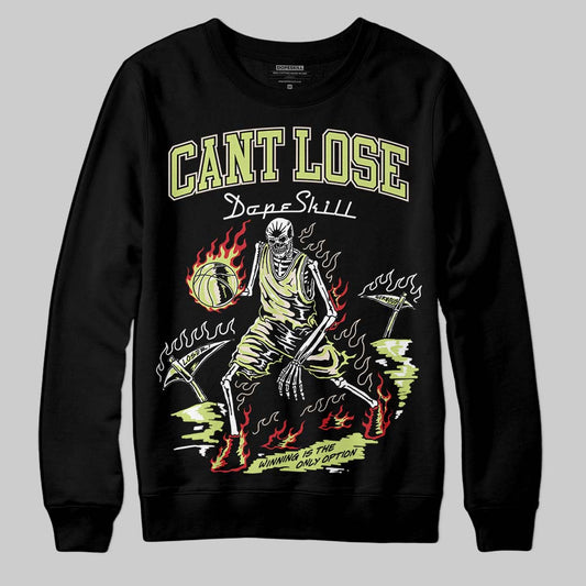Jordan 5 “Luminous Green” DopeSkill Sweatshirt Cant Lose Graphic Streetwear - Black