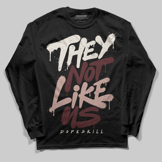Jordan 11 “China” DopeSkill Long Sleeve T-Shirt They Not Like Us Graphic Streetwear - Black