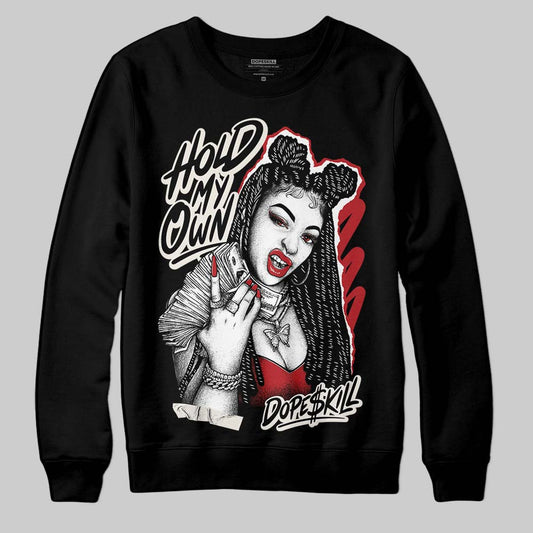 Nigel Sylvester x Jordan 1 Low OG “Nitro” DopeSkill Sweatshirt New H.M.O Graphic Streetwear - Black
