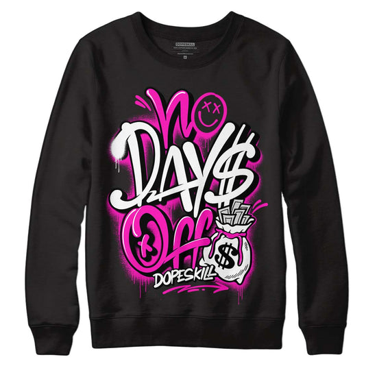 Dunk Low GS “Active Fuchsia” DopeSkill Sweatshirt No Days Off Graphic Streetwear - Black