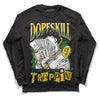 Dunk Low Reverse Brazil DopeSkill Long Sleeve T-Shirt Sorry I've Been Trappin Graphic Streetwear - Black