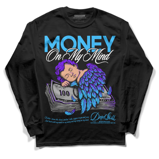 Jordan 1 High Retro OG “University Blue” DopeSkill Long Sleeve T-Shirt MOMM Graphic Streetwear - Black