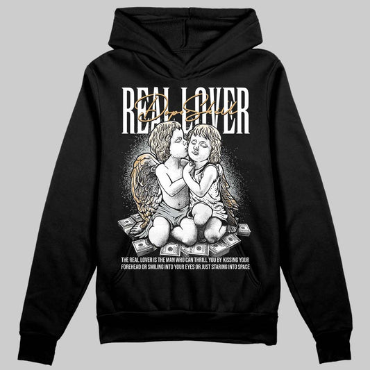 Jordan 5 Retro Reverse Metallic DopeSkill Hoodie Sweatshirt Real Lover Graphic Streetwear - Black