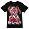 Valentine's Day Collection DopeSkill T-Shirt Hurt Bear Graphic Streetwear - Black