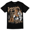 Jordan 3 Retro Palomino DopeSkill T-Shirt Drip'n Never Tripp'n Graphic Streetwear - Black