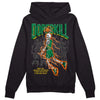 Green Sneakers DopeSkill Hoodie Sweatshirt Thunder Dunk Graphic Streetwear - Black 