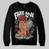 Nigel Sylvester x Jordan 1 Low OG “Nitro” DopeSkill Sweatshirt False Love Graphic Streetwear - Black