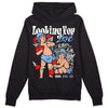 Jordan 9 Powder Blue DopeSkill Hoodie Sweatshirt Looking For Love Graphic Streetwear - Black