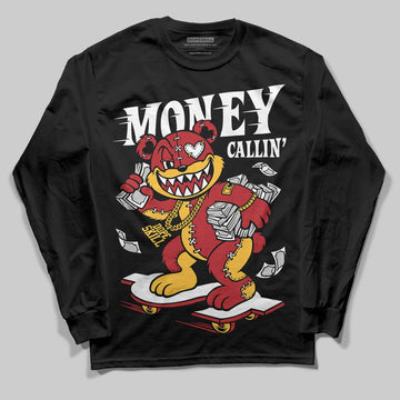 Jordan 14 Golf “Last Shot” DopeSkill Long Sleeve T-Shirt Money Callin' Graphic Streetwear - Black