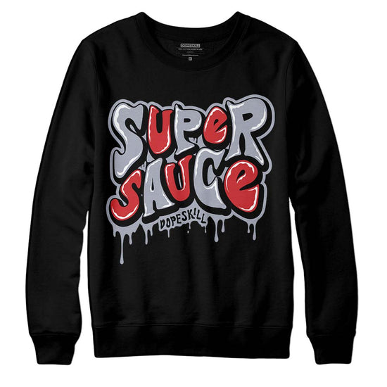 Jordan 4 “Bred Reimagined” DopeSkill Sweatshirt Super Sauce Graphic Streetwear - Black