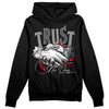 Grey Sneakers DopeSkill Hoodie Sweatshirt Trust No One Graphic Streetwear - Black