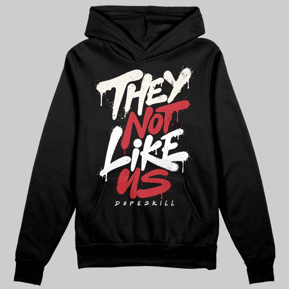 Jordan 4 “Flight Club” DopeSkill Hoodie Sweatshirt They Not Like Us Graphic Streetwear - Black