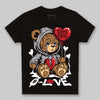 Jordan 4 OG “White Cement” DopeSkill Toddler Kids T-shirt Broken Bear Graphic Streetwear - Black