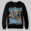 Jordan 4 Denim “Worn Blue” DopeSkill Sweatshirt Get Rich Graphic Streetwear - Black
