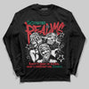 Jordan 3 Mexico 'El Vuelo' DopeSkill T-Shirt Long Sleeve T-Shirt Distorted Realms Graphic Streetwear - Black