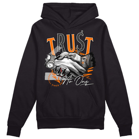 Dunk Low 'Magma Orange DopeSkill Hoodie Sweatshirt Trust No One Graphic Streetwear - Black