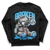 Jordan 2 Low "University Blue" DopeSkill Long Sleeve T-Shirt Sick Bear Graphic Streetwear - Black