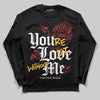Jordan 14 Golf “Last Shot” DopeSkill Long Sleeve T-Shirt You’re Lost Without Me Graphic Streetwear - black