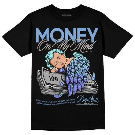 University Blue Sneakers DopeSkill T-Shirt MOMM Graphic Streetwear - Black